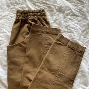 Elizabeth Suzann Clyde Work Pant Cotton Canvas Clay 2 Regular